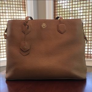 Tory Burch Camel Leather Tote bag